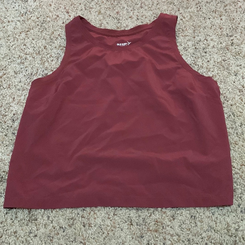 Old Navy Crop Workout Tank Top